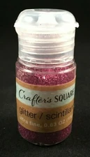 Crafter's Square - Glitter - Ultra Fine - Pink - 15 Grams