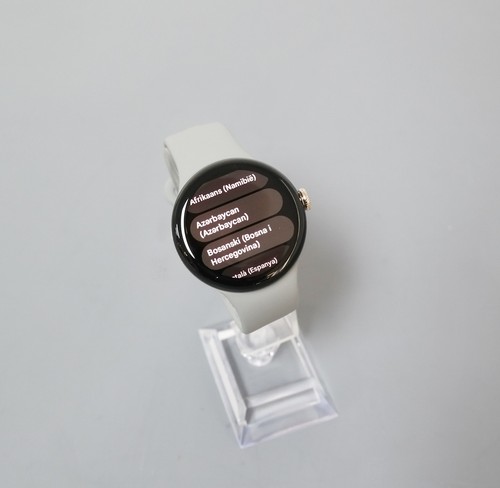 Google Pixel Watch 3 41mm Champagne Gold w/ Hazel Sport Band GA05758-US (good) - Photo 3 sur 4