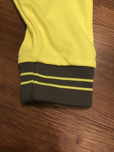 PortWest S277 Hi-Vis Polo Shirt XL Reflective LS Safety Unisex Neon Yellow NWOT - Picture 8 of 12
