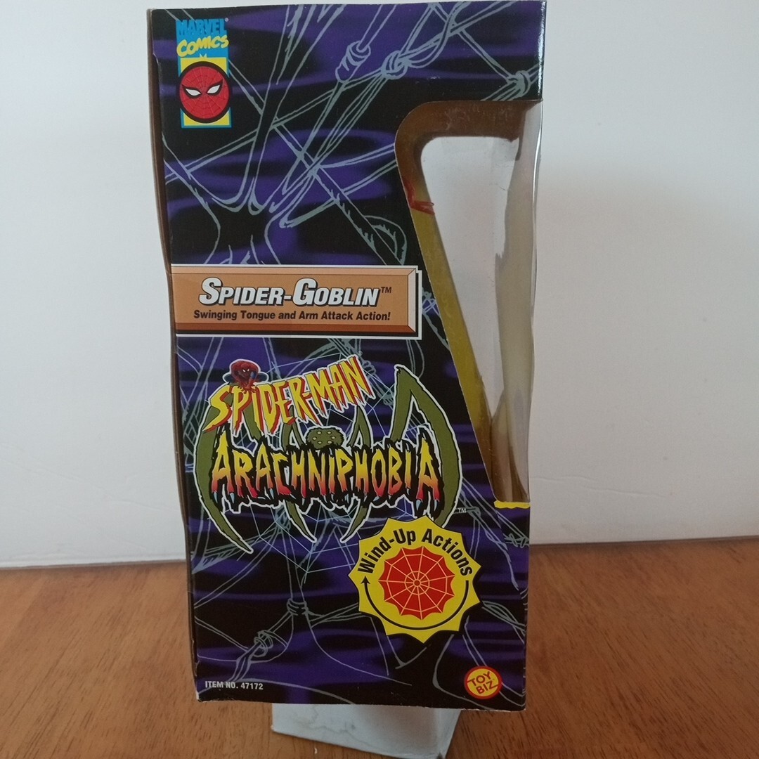 1996 Spider-Man Arachnophobia Spider-Goblin Action Figure by Toy