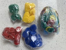 Coloured Plastic Tokens Poker Chips