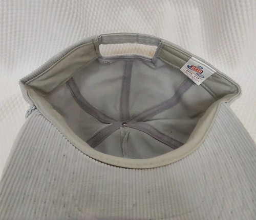Vtg Wyo Wyoming WTDEA Grey Corduroy Hat New Department of Transportation - Afbeelding 7 van 7
