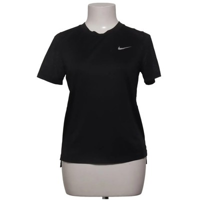 Nike, T-shirt, Größe: M, Schwarz, Elasthan/Polyester, Einfarbig, Damen #Saq
