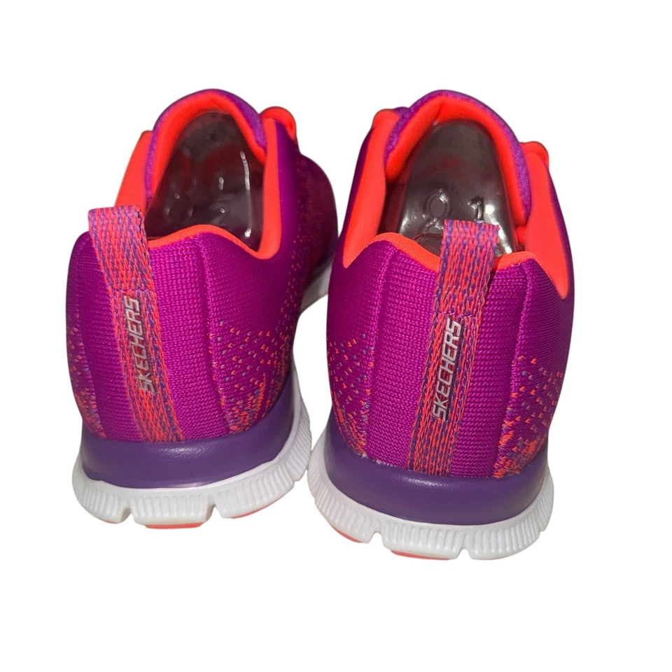 Skechers Flex Appeal Jump Women’s 8.5 Memory Foam - Purple /Orange 11877/PROR - Image 4 of 4