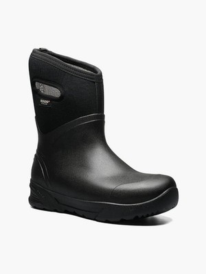 BOGS WORK SERIES Men's Bozeman Mid Soft Toe Insulated Waterproof Boots Black - 7
