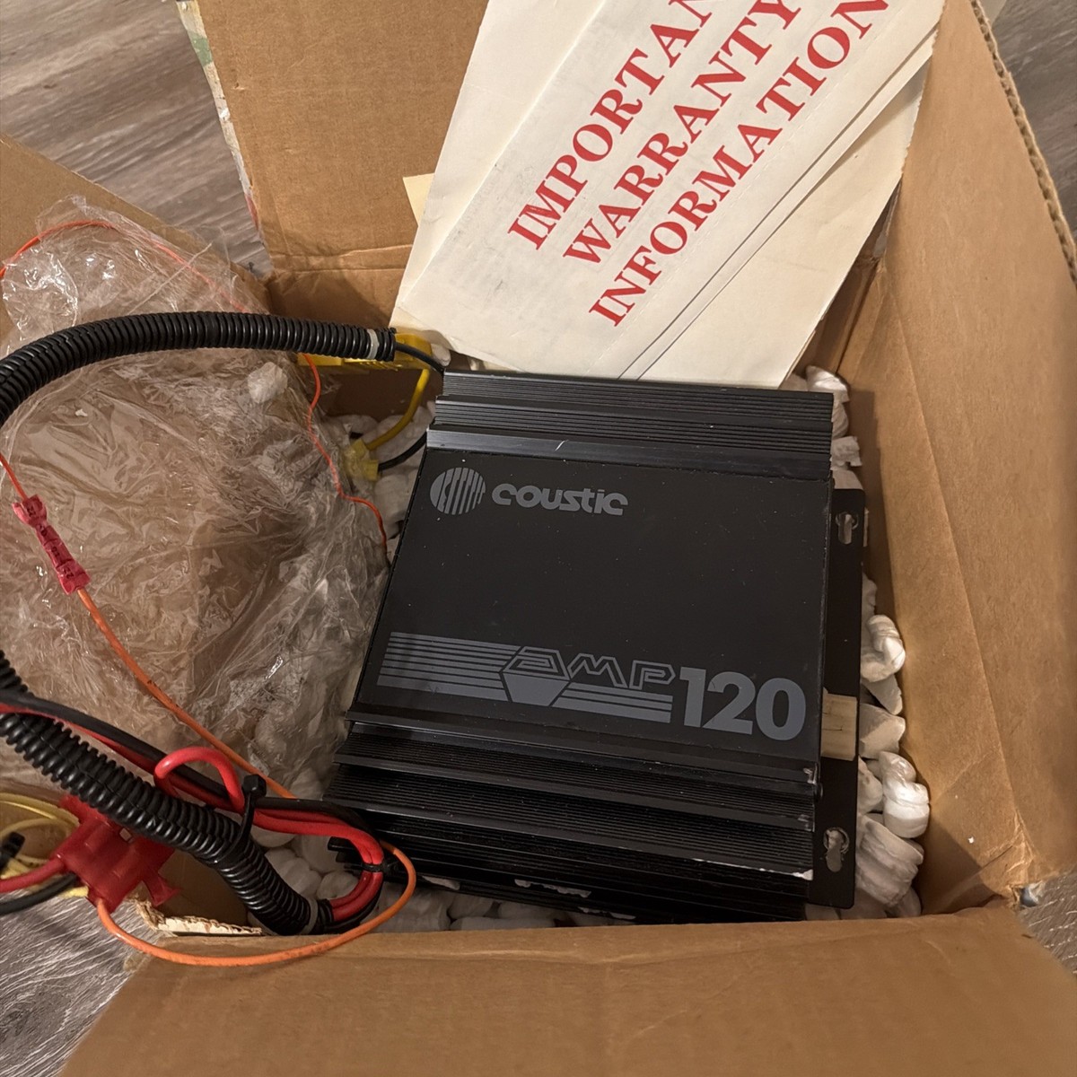 Old School Coustic Amp 120 Power Amplifier for Car/boat for sale