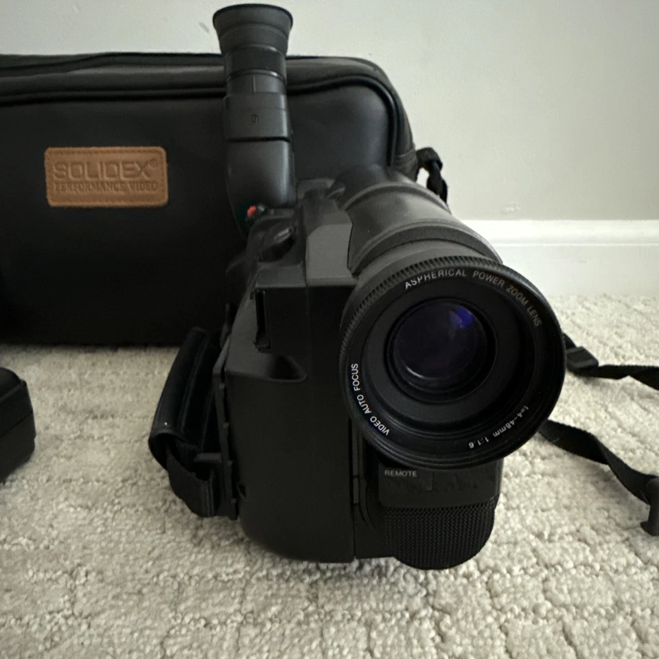 Videocámara Hitachi VM-E510A 8 mm Video8 VCR transferencia de video sin batería PROBADA EN MUY BUENA CONDICIÓN Foto 4 de 4