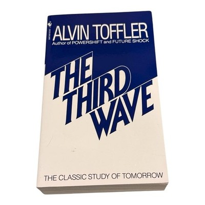 Vintage The Third Wave Alvin Toffler Paperback Book Bantam ISBN 0-553-24698-4