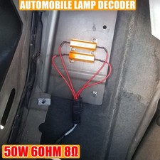 Set Of 2 7440 Led Load Resistor Adapters - Anti Hyper Flash Warning Canceller