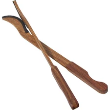 Roosebeck Dulcimer Hammers Sheesham Leather Padded - Pair