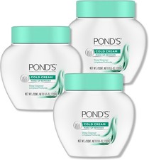 POND'S Cold Face Cream, Skin Care Facial Cleanser for All Skin Types, Deep Moist