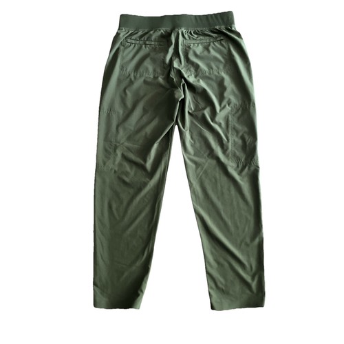 ATHLETA BROOKLYN Mid Rise Ankle Pull On Pant Sz 6 Aspen Olive Green Stretch - Picture 11 of 14