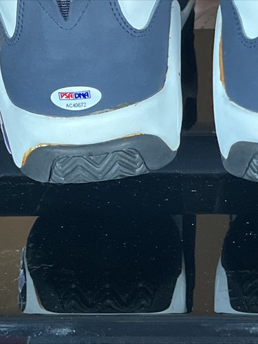 Grant Hill Autographed Fila 1 Sneakers w/ Display Case – PSA/DNA 94-95 NBA ROY - Picture 4 of 6