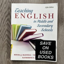 Teaching English in Middle and Secondary Schools 5th Edition Softcover SC Book