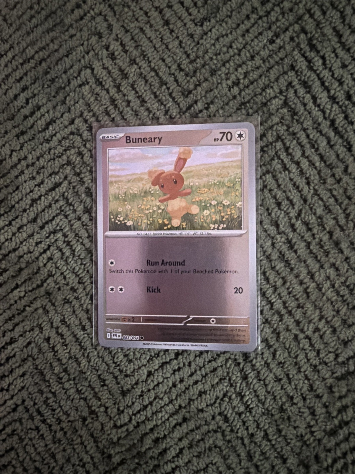 Pokemon 2025 ME02: Phantasmal Flames Card #83 Buneary Reverse Foil