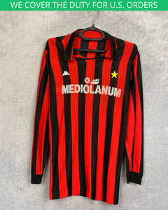 AC MILAN 86-87 ホーム　長袖　ジュニアサイズ ミラン kappa AC Milan Kappa | eBay