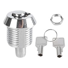 Household Push Cabinet Lock with Tubular Key for Jewelry Drawer Equipment Lock