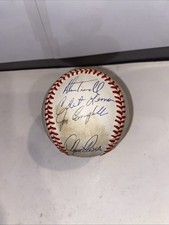 1984 Tigers Signed by 5 Lemon, Trammell, Anderson +2 Official 84 WS Ball JSA COA