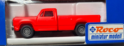 Roco minitanks 9100 Dodge Adventeur pick day glow   Lima35  1/87