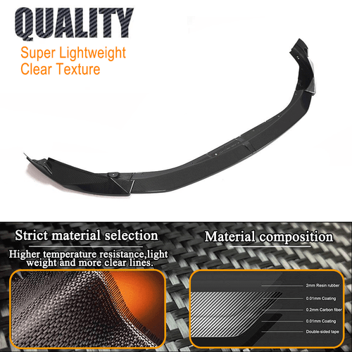 Passt für BMW G80 M3 G82 G83 M4 20UP Carbon Frontlippe Front Stoßstangen Spoiler - Bild 5 von 9