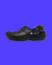 CROCS Unisex Classic Fleece Lined Clog Women's Size 6/ Mens 4 Black New