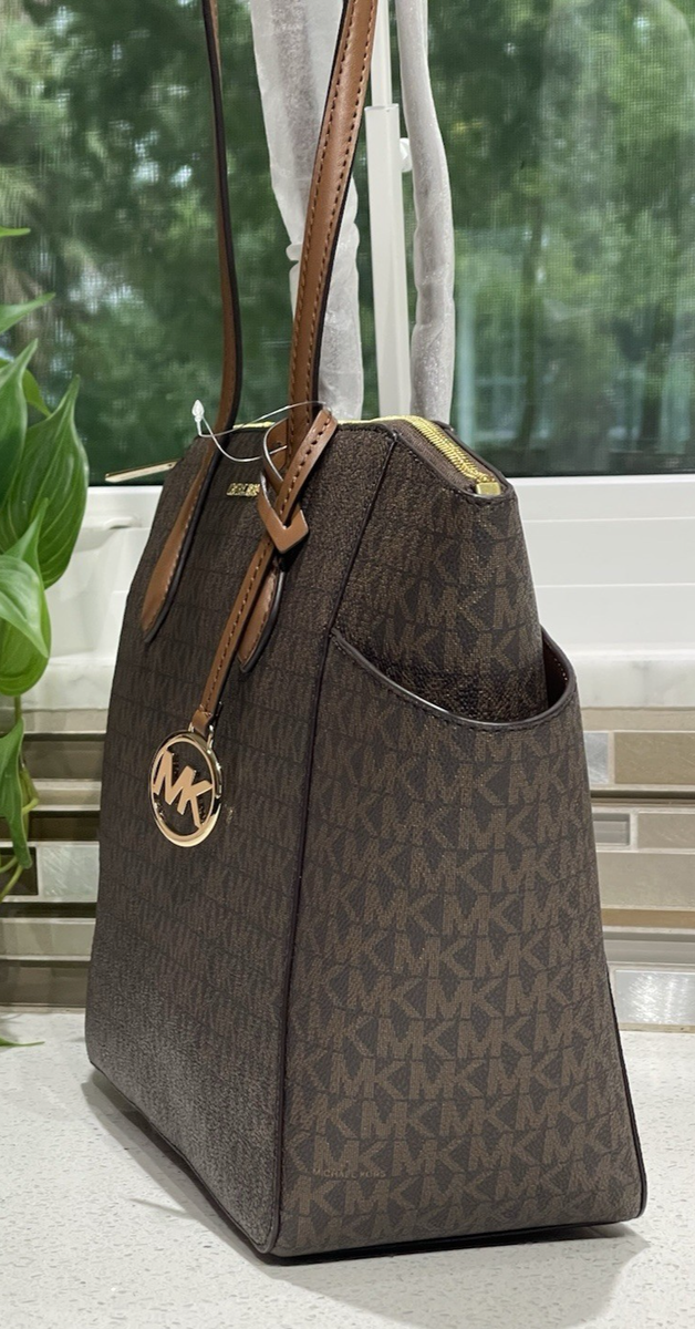 MICHAEL KORS MARILYN MEDIUM LARGE ZIP TOTE SHOULDER BAG PURSE