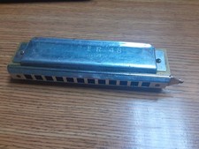 Old Vintage WM. Kratt Super 48 Professional Chromatic Harmonica Harp READ