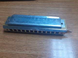 Antiguo Mundial Vintage. Arpa armónica cromática profesional Kratt Super 48 LEER