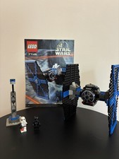 LEGO Star Wars TIE Fighter (7146) 100% Complete With Figures + Manual Vintage