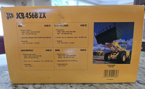 JCB 456B ZX Precision Die Cast Model JOAL 1:35 9999/2862 NEW in Box - Picture 12 of 13