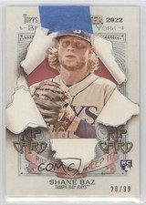 2022 Topps Allen & Ginter Rip Cards Ripped 20/99 Shane Baz #RC-SBA 00gy