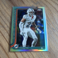 Topps Chrome 2025 Ashtyn Davis Refractor #194 Miami Dolphins NFL Football