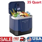 33L Portable Travel Car Refrigerator Freezer Truck Mini Fridge Camping 12V