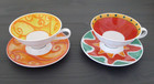 Rosenthal O Sole Mio Espresso Studio-Linie set of 2 cups & 2 saucers New w/Boxes — photo 1