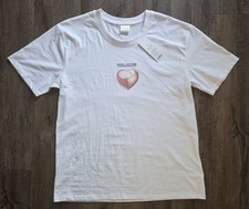 Marc Jacobs Fragrances White Graphic T Shirt Heart Size One Size Fits All NEW