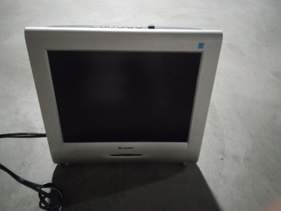 Sharp Liquid Crystal Display LC-13AV6U Great TV For Retro Gaming Working Silver