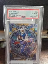 🔥💎GEM MINT CASE HIT!💎🔥 2023 Mosaic Stained Glass Josh Allen PSA 10