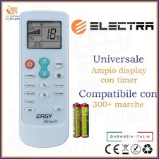 Telecomando universale condizionatore per Electra climatizzatore x bravo clima