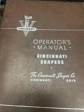 cincinnati shaper manual 