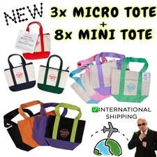 NEW 2025 Complete SET OF 11 Trader Joe’s Micro & Mini Tote Bags
