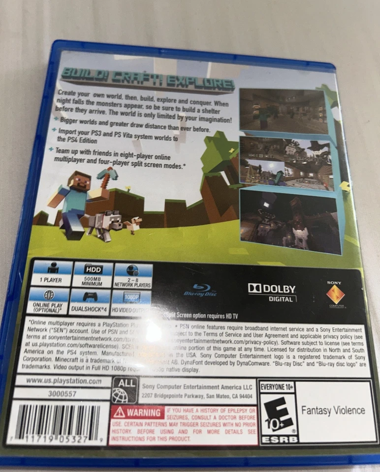 Minecraft PlayStation 4 Edition PS4 PlayStation 4 - Image 2 of 4