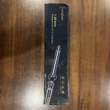 Lanvier 1.25" Clipped Curling Iron Extra Long Tourmaline Ceramic Barrel LE-CI001