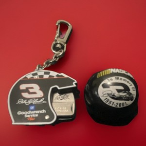 Dale Earnhardt Collector Knife Keychain #3 NASCAR And Mini #3 Black Ball-NASCAR