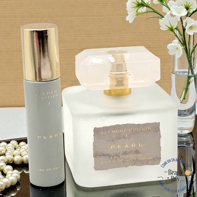 ELEMENT EDITION PEARL Set Perfume Eau De Parfum with Travel Spray 3.4 oz (2 pc)