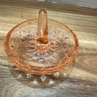 Vintage Fenton Pink Ring Dish Ring Holder No Cracks No Chips Free Ship