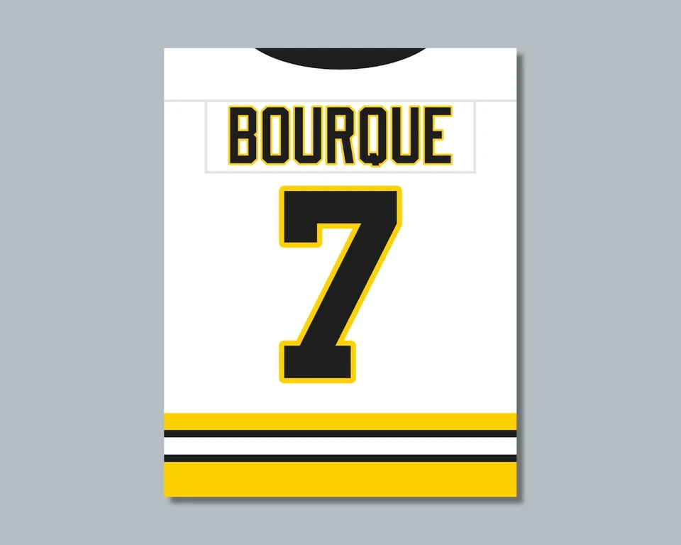 RAY BOURQUE #7 1980s Boston Bruins comparable Photo Picture 8x10 11x14 16x20 JZ - Image 3 of 4