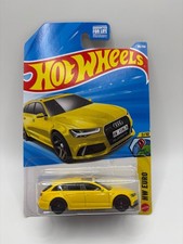 hot wheels 17 AUDI RS 6 AVANT 66/250 EURO 2/10 YELLOW X