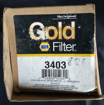 #ad SAME DAY SHIPPING New Genuine NAPA Gold Fuel Filter 3403 $18.00