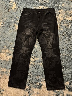Asaali Laser Engraved Cartel Denim Jeans Size 36 Brand New