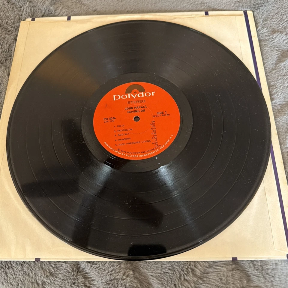 JOHN MAYALL: moving on POLYDOR 12" LP 33 RPM - Image 3 of 4
